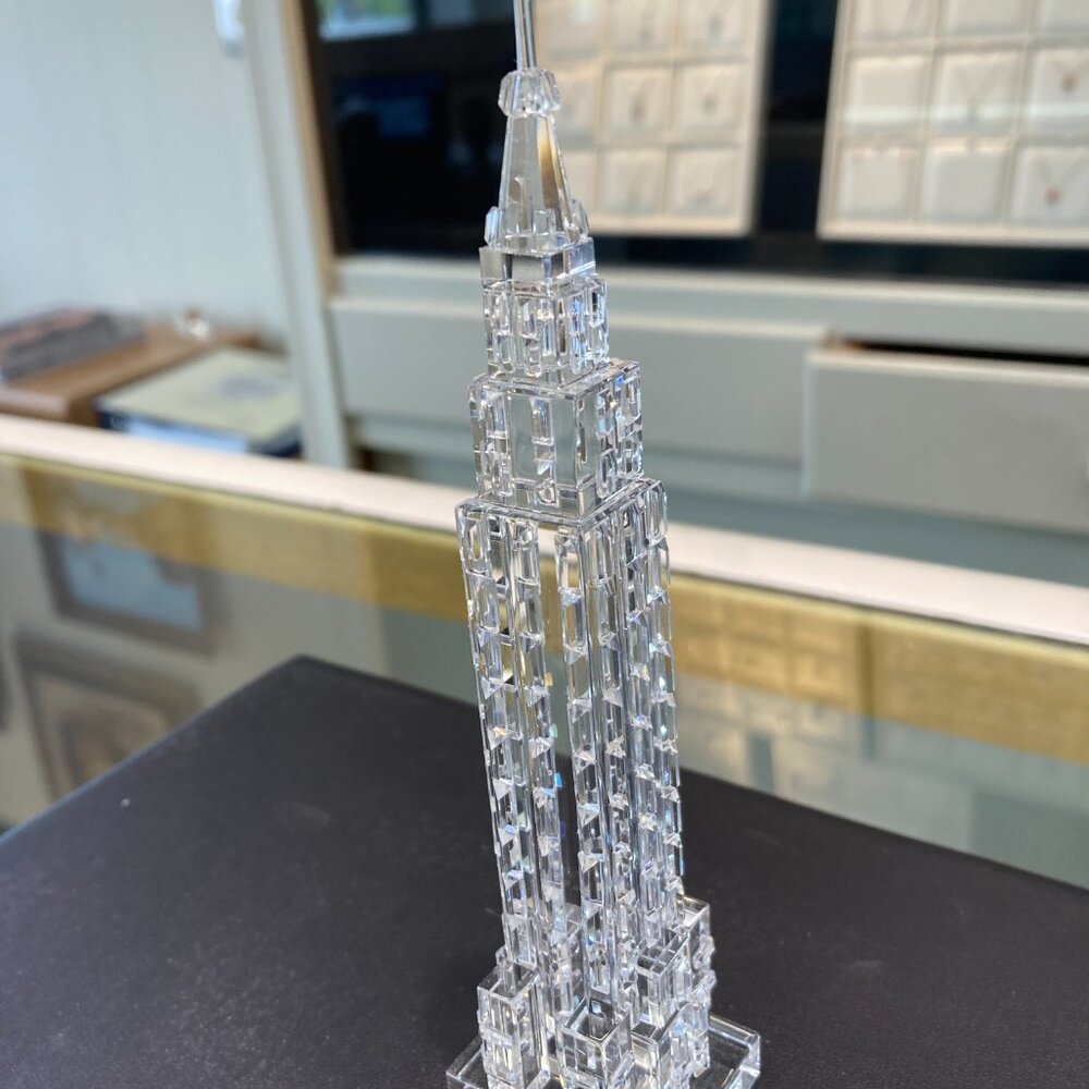 Empire State Building Crystal Figurine By Crystal World